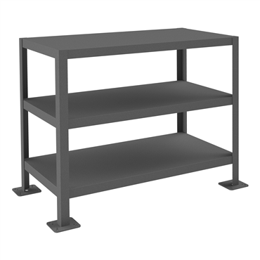 3 Shelve Steel Heavy Duty Work Bench